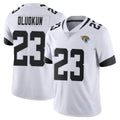 J.Jaguars #23 Foyesade Oluokun Player White Vapor Untouchable Limited Home Game Gdoa Stitched Jerseys