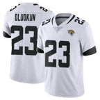 J.Jaguars #23 Foyesade Oluokun Player White Vapor Untouchable Limited Home Game Gdoa Stitched Jerseys