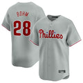 P.Phillies #28 Alec Bohm Player Gray Home Limited Fdoa Stitched Jerseys
