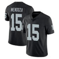 LV.Raiders #15 Fernando Mendoza Player Black Limited Vapor Untouchable Home Game Gdoa Stitched Jerseys