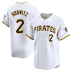 P.Pirates #2 Spencer Horwitz Player White Home Limited Fdoa Stitched Jerseys
