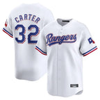 T.Rangers #32 Evan Carter Player White Home Limited Fdoa Stitched Jerseys