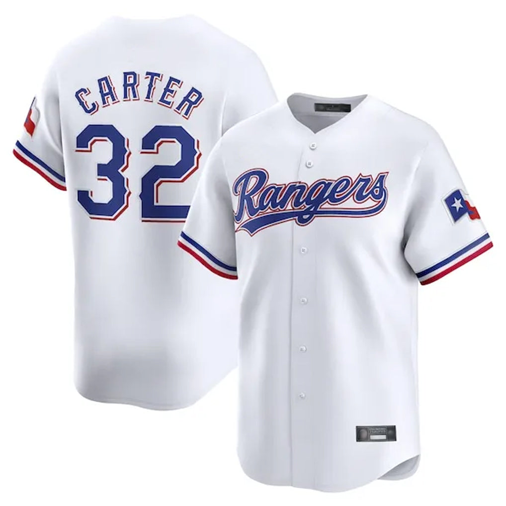 T.Rangers #32 Evan Carter Player White Home Limited Fdoa Stitched Jerseys