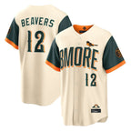 B.Orioles #12 Dylan Beavers Player Cream 2026 City Connect Home Game Gdoa Stitched Jerseys