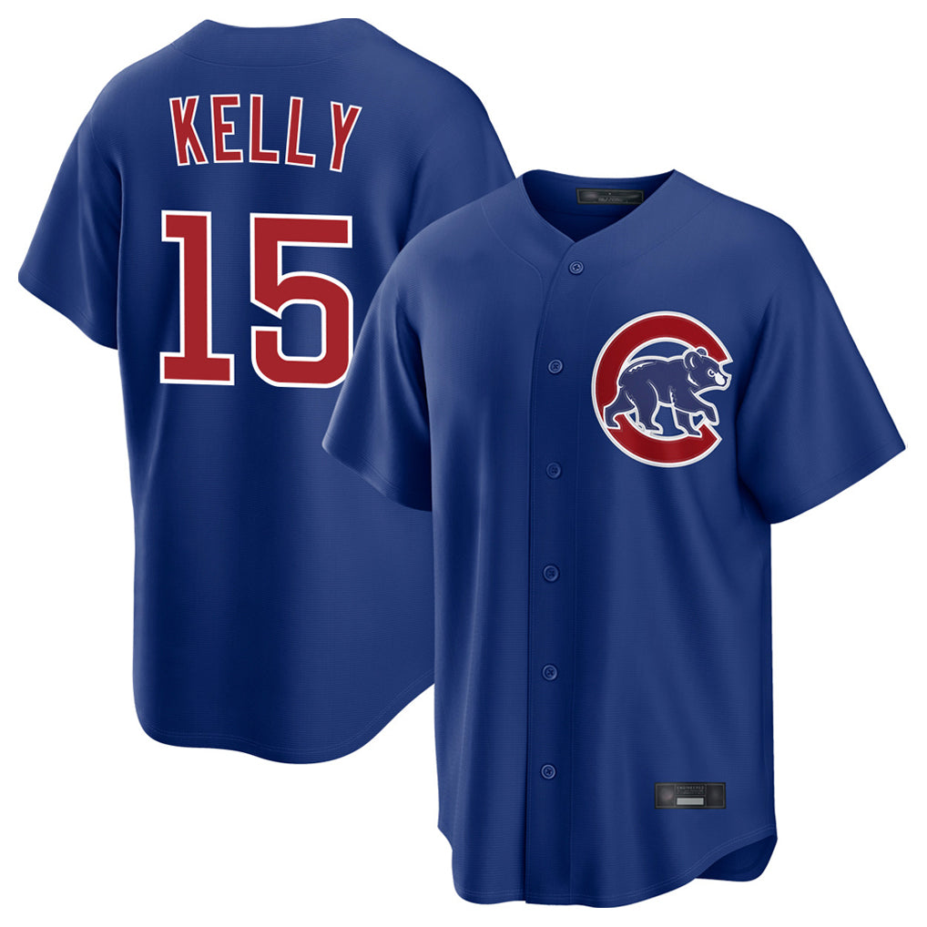 C.Cubs #15 Carson Kelly Player Royal Home Game Gdoa Stitched Jerseys