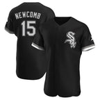 C.White Sox #15 Sean Newcomb Player Black Limited Elite Home Gdoa Stitched Jerseys