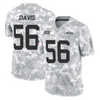 NY.Jets #56 Demario Davis Player Arctic Camo Salute to Service Limited Game Gdoa Stitched Jerseys