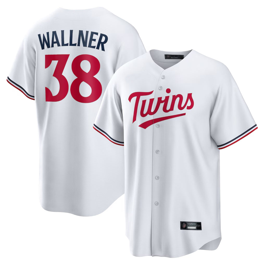 M.Twins #38 Matt Wallner Player White Home Game Fdoa Stitched Jerseys