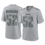 P.Eagles #52 Jonathan Greenard Player Gray Atmosphere Fashion Home Game Gdoa Stitched Jerseys