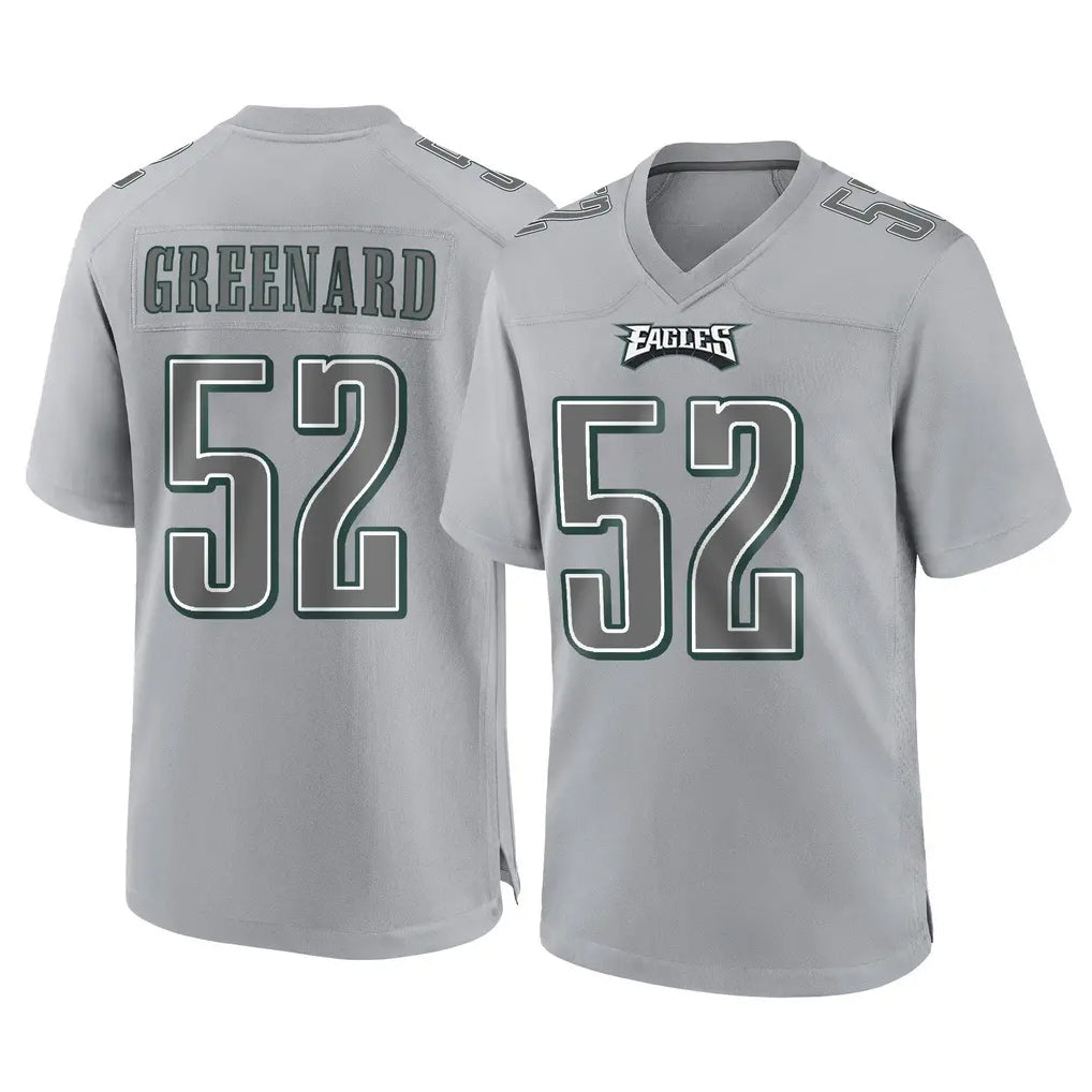 P.Eagles #52 Jonathan Greenard Player Gray Atmosphere Fashion Home Game Gdoa Stitched Jerseys