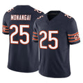 C.Bears #25 Kyle Monangai Player Navy Vapor F.U.S.E. Limited Home Game Gdoa Stitched Jerseys