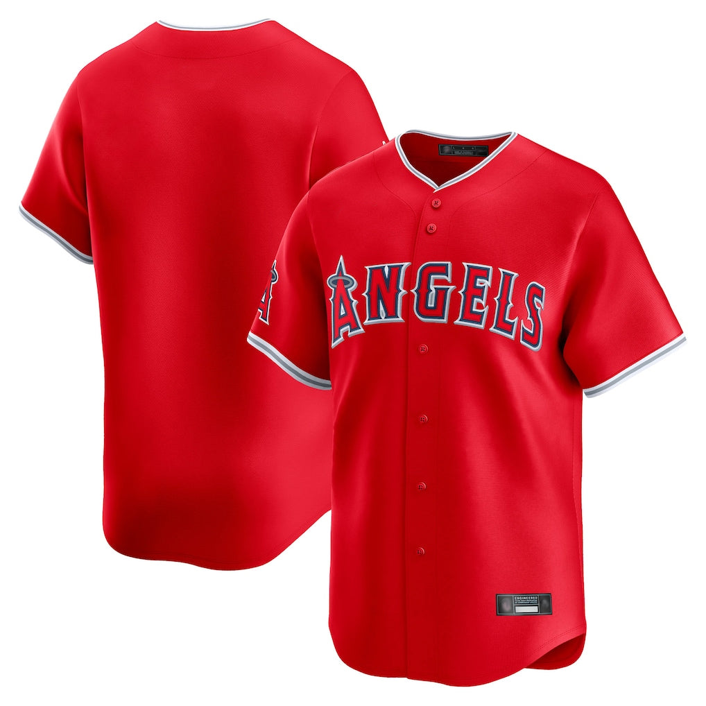 LA.Angels ## Angels Blank Player Red Home Limited Fdoa Stitched Jerseys