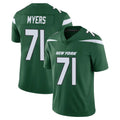 NY.Jets #71 Josh Myers Player Green Limited Vapor Home Game Gdoa Stitched Jerseys