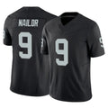 LV.Raiders #9 Jalen Nailor Player Black Limited Vapor F.U.S.E. Home Game Gdoa Stitched Jerseys