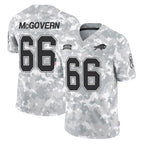 B.Bills #66 Connor McGovern Player Arctic Camo Salute to Service Limited Game Gdoa Stitched Jerseys