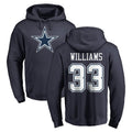 D.Cowboys #33 Javonte Williams Player Navy Pullover Hoodies Limited Gdoa Stitched Jerseys
