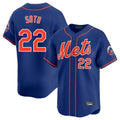 NY.Mets #22 Juan Soto Player Royal Home Limited Fdoa Stitched Jerseys