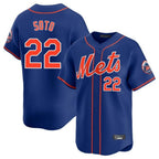 NY.Mets #22 Juan Soto Player Royal Home Limited Fdoa Stitched Jerseys