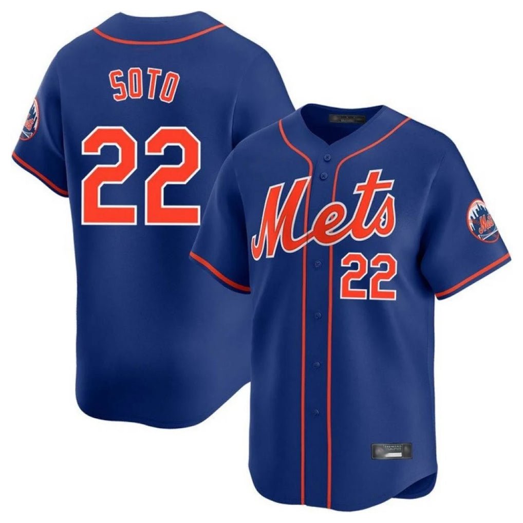 NY.Mets #22 Juan Soto Player Royal Home Limited Fdoa Stitched Jerseys