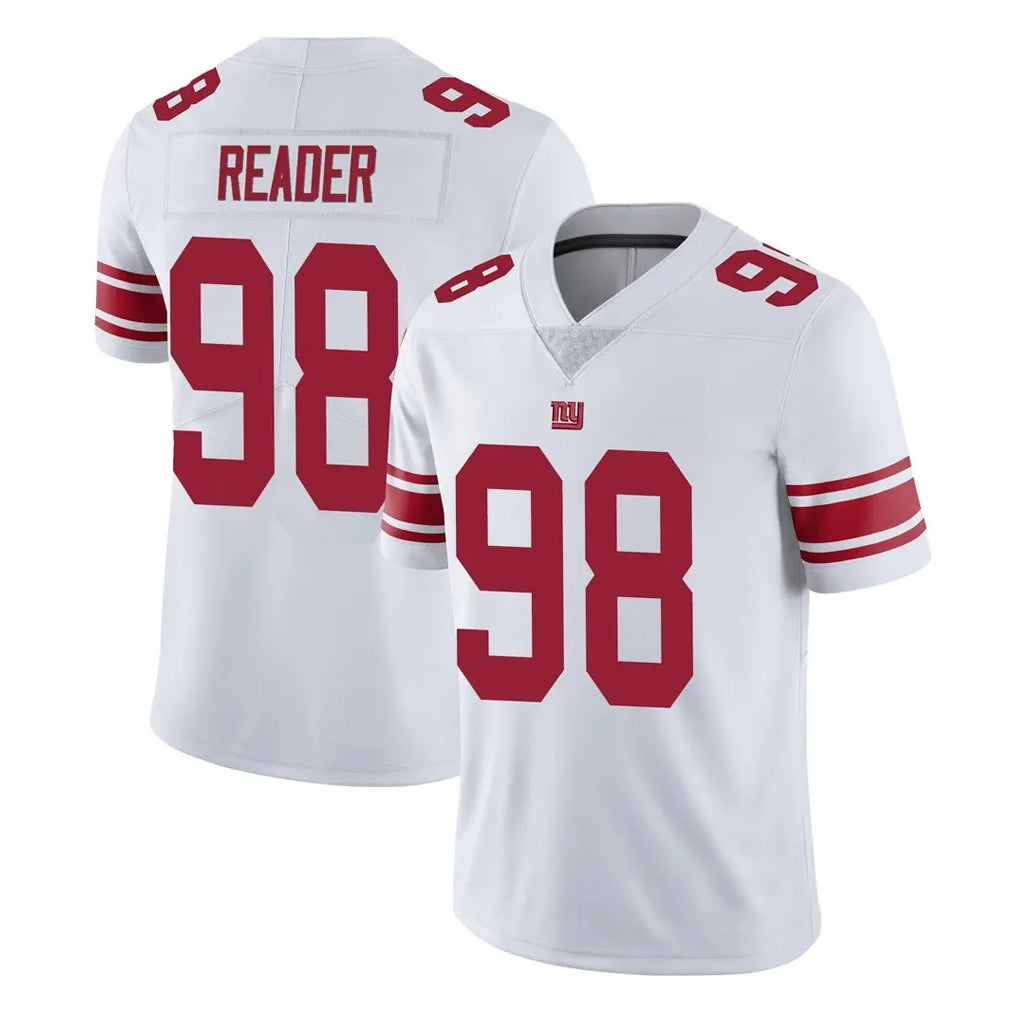 NY.Giants #98 DJ Reader Player White Limited Vapor Untouchable Home Game Gdoa Stitched Jerseys