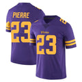 M.Vikings #23 James Pierre Player Purple Limited Color Rush Home Game Gdoa Stitched Jerseys