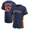 H.Astros #53 Cristian Javier Player Navy Home Limited Elite Gdoa Stitched Jerseys