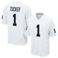 LV.Raiders #1 Tre Tucker Player White Home Game Gdoa Stitched Jerseys