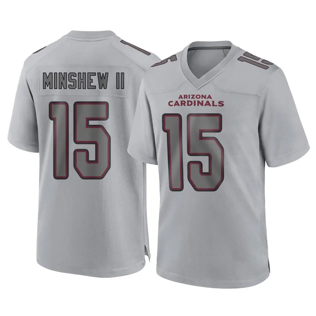 A.Cardinals #15 Gardner Minshew II Player Gray Atmosphere Fashion Home Game Gdoa Stitched Jerseys