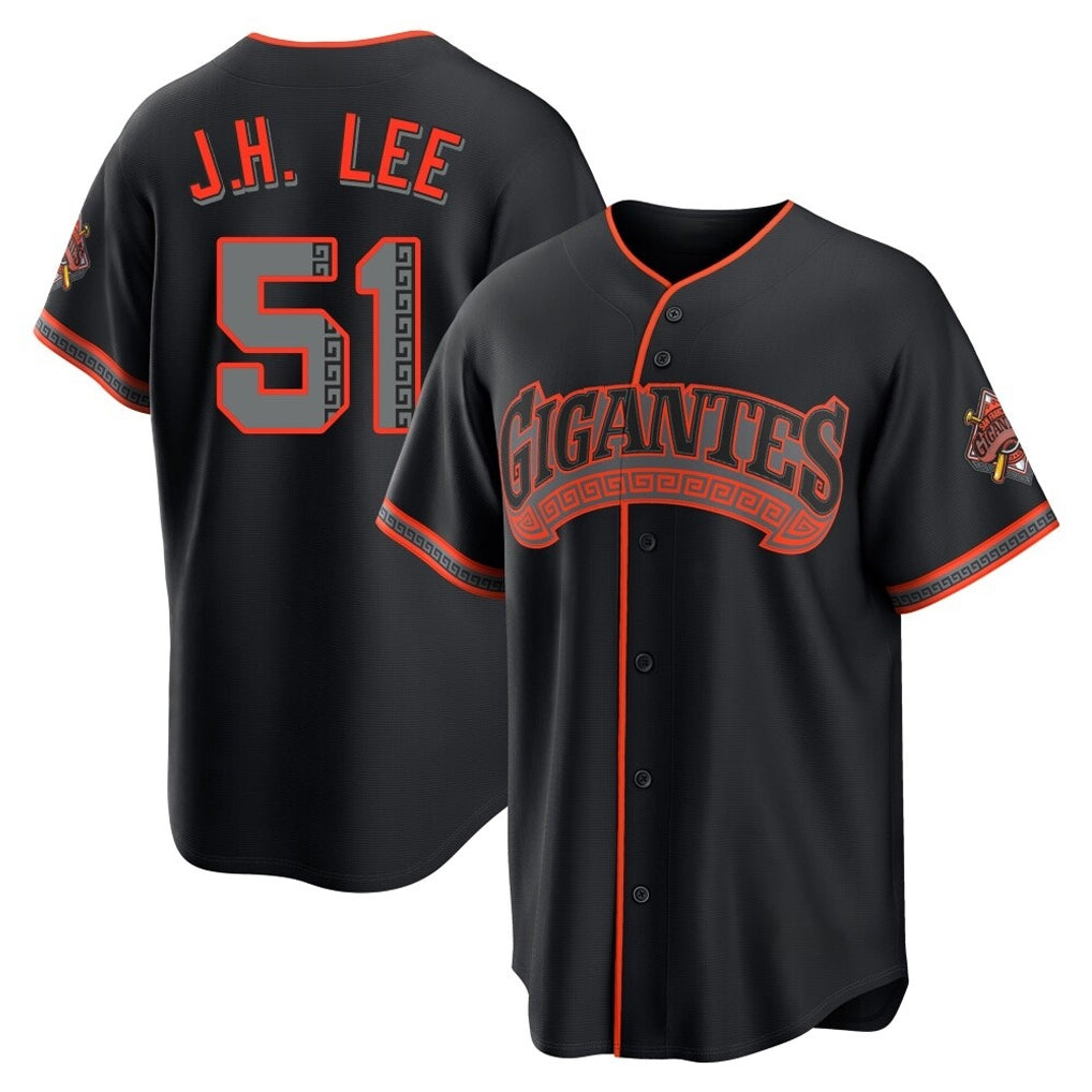 SF.Giants #51 Jung Hoo Lee Player  Black Alternate Limited Fdoa Stitched Jerseys