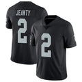 LV.Raiders #2 Ashton Jeanty Player Black Limited Vapor Untouchable Home Game Gdoa Stitched Jerseys