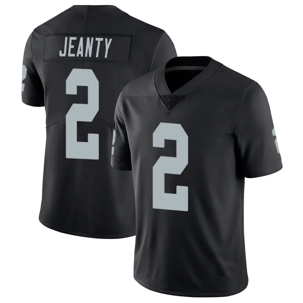 LV.Raiders #2 Ashton Jeanty Player Black Limited Vapor Untouchable Home Game Gdoa Stitched Jerseys