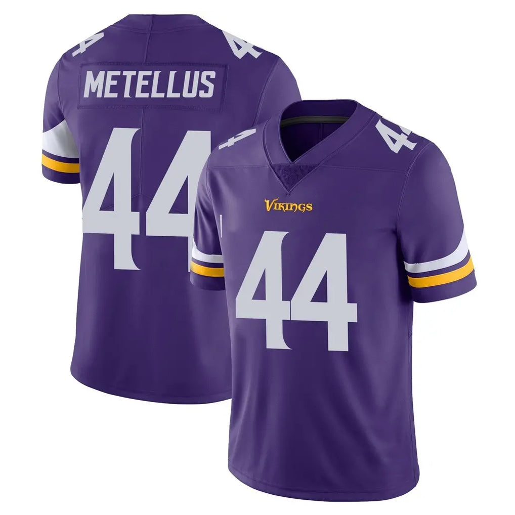 M.Vikings #44 Josh Metellus Player Purple Limited Vapor Untouchable Home Game Gdoa Stitched Jerseys