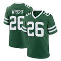NY.Jets #26 Nahshon Wright Player Green Legacy Home Game Gdoa Stitched Jerseys