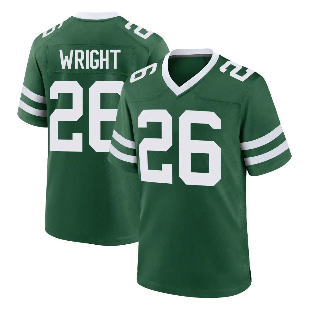 NY.Jets #26 Nahshon Wright Player Green Legacy Home Game Gdoa Stitched Jerseys
