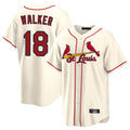 St. Louis Cardinals #18 Jordan Walker Player Cream Home Game Fdoa Stitched Jerseys