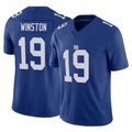 NY.Giants #19 Jameis Winston Player Royal Limited Vapor F.U.S.E. Home Game Gdoa Stitched Jerseys