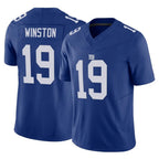 NY.Giants #19 Jameis Winston Player Royal Limited Vapor F.U.S.E. Home Game Gdoa Stitched Jerseys