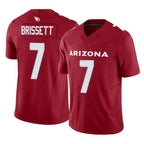 A.Cardinals #7 Jacoby Brissett Player Cardinal Vapor F.U.S.E. Limited Home Game Gdoa Stitched Jerseys