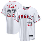 LA.Angels #27 Mike Trout Player White 2026 All-Star Edition Stars & Stripes Home Game Gdoa250Ys Stitched Jerseys