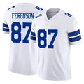 D.Cowboys #87 Jake Ferguson Player White Limited Vapor F.U.S.E. Home Game Gdoa Stitched Jerseys
