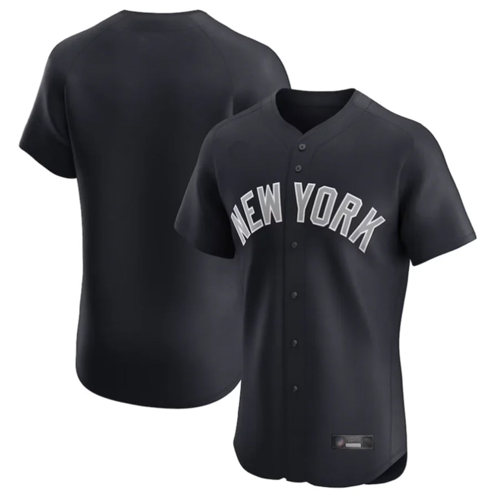 NY.Yankees ## Yankees Blank Player Navy Home Replica Elite Fdoa Stitched Jerseys