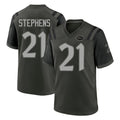 NY.Jets #21 Brandon Stephens Player Green 2025 Rivalries Collection Home Game Gdoa Stitched Jerseys