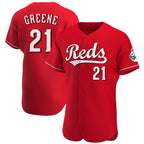 C.Reds #21 Hunter Greene Player Red Limited Elite Home Gdoa Stitched Jerseys
