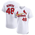 St. Louis Cardinals #48 Ivan Herrera Player White Home Limited Elite Fdoa Stitched Jerseys