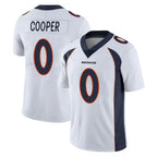 D.Broncos #0 Jonathon Cooper Player White Vapor Untouchable Limited Home Game Gdoa Stitched Jerseys