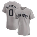 NY.Yankees #0 Marcus Stroman Player Gray Limited Elite Home Fdoa Stitched Jerseys