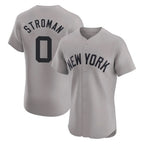 NY.Yankees #0 Marcus Stroman Player Gray Limited Elite Home Fdoa Stitched Jerseys
