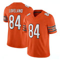 C.Bears #84 Colston Loveland Player Orange Vapor F.U.S.E. Limited Home Game Gdoa Stitched Jerseys