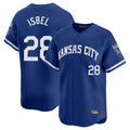 KC.Royals #28 Kyle Isbel Player Royal Limited Home Gdoa Stitched Jerseys