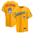 Athletics #9 Reggie Jackson Player Gold USA 250 Fourth of July Home Game Gdoa250Ys Stitched Jerseys